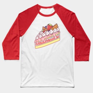 Glass Cake Slice Baseball T-Shirt